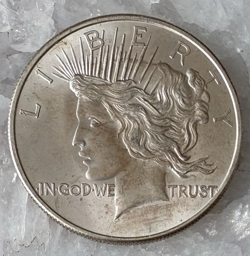 United States Silver Peace Dollar .999 Fine Undated Round Coin Bullion