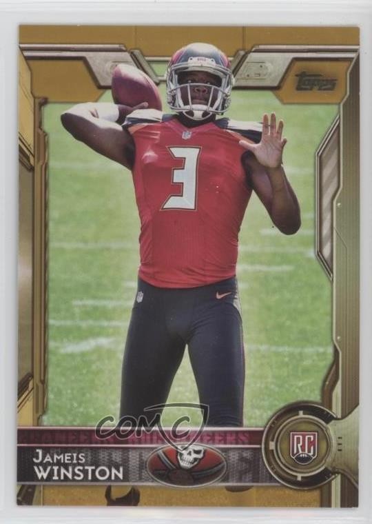 2015 Topps Rookie Gold 355/2015 Jameis Winston #500 Rookie RC 0c22