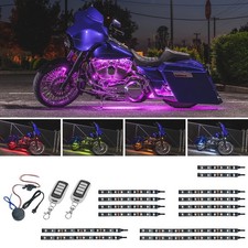Ledglow 14pc Advanced Million Color Led Motorcycle Neon Accent Flex Light Kit Ledglow 14pc Advanced Million Color Led Motorcycle Neon Accent Flex Light Kit