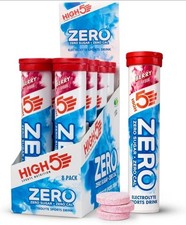 HIGH5 ZERO Electrolyte Tablet Hydration Tablets Berry, 160 Tablets 20x,Pack of 8