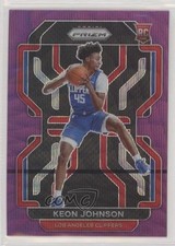 2021-22 Panini Prizm Purple Wave Prizm Keon Johnson #326 10jt
