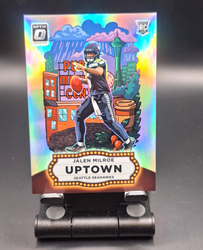 2025 Panini Donruss Optic Football Jalen Milroe Uptown Rc Prizm #10! Seahawks!