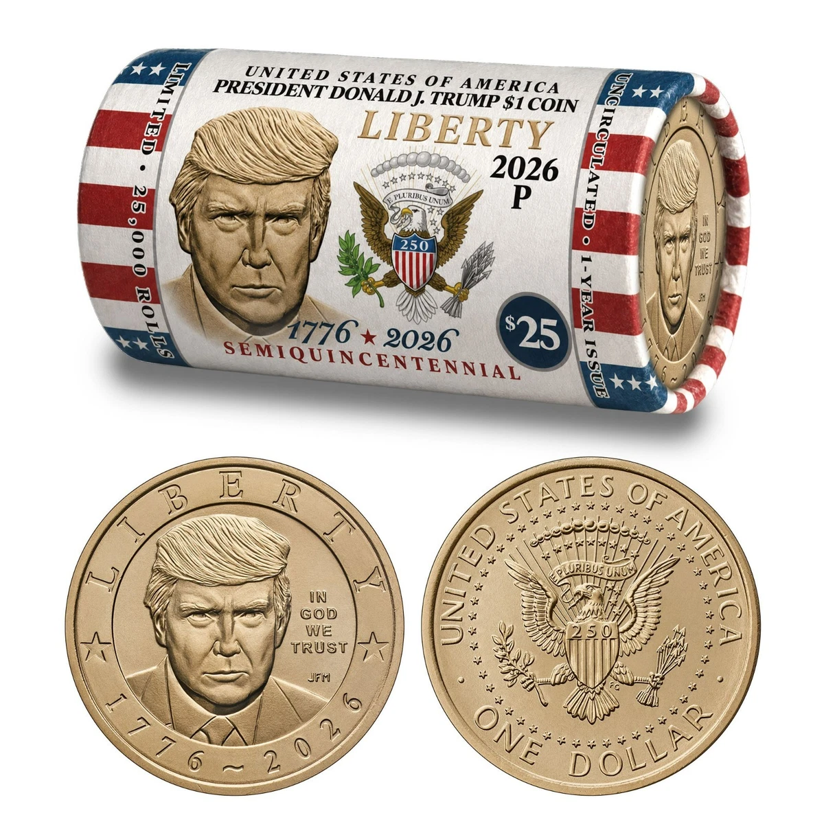 25+ Presidential Dollar Coins (2007-Now) for sale | Updated Oct 2026