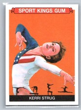 Kerri Strug 2023 Sportkings Volume 4 White Borders 2.25x3