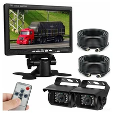 7'' Monitor Backup Camera Parking Rear View  Reversing System For Rv Truck BUS