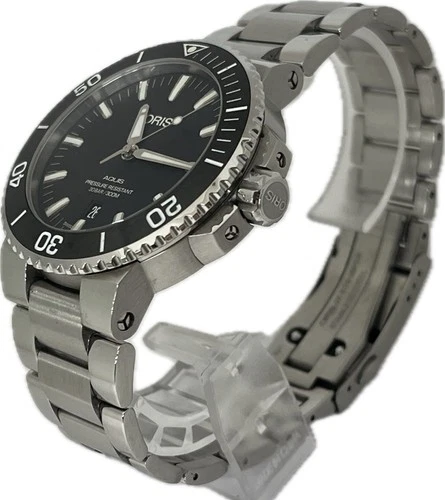 Oris Aquis Date 01 733 7730 4154-07 8 24 05PEB Auto Mens Watch Excellent++ A4433