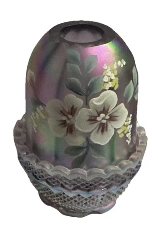 Fenton 5” Fairy Lamp/Light Violet Satin 1999 Only  Historic Collection HTF!