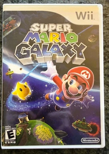 Super Mario Galaxy (Nintendo Wii, 2007) Complete, great condition Classic