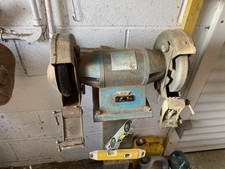 Two 3 Phase Bench Grindstones Make N/K The Other A Wolf. Good Condition Used