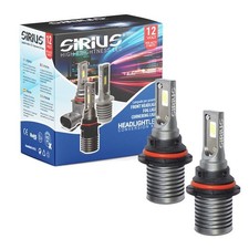 Lampade LED Hb1 6000k 12V 24V Luce Doppia Sirius 1500 Lumen Montaggio Rapido - Miniatura 1
