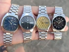 Lot of 4 Vintage Seiko 5 Automatic Men's Japanese Wristwatches Working