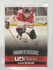 2013-14 Upper Deck UD CANVAS PROGRAM OF EXCELLENCE #C268 Nathan Beaulieu
