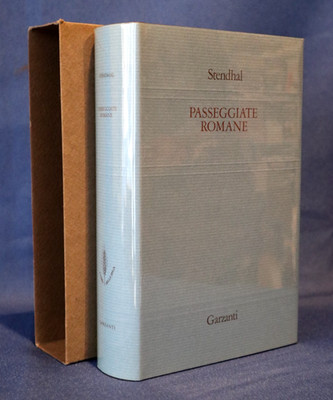 Stendhal, Römische Spaziergänge. Garzanti 1983. Bücher der Ähre. Erstausgabe.