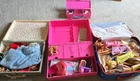Barbie Vintage Fashion Doll Lot with Clothes, Accessories, and Storage Cases