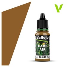 Vallejo Game Air Brown Acrylic Paint For Airbrush 18Ml Bottle