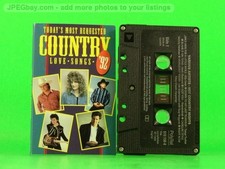 VARIOUS ARTISTS TODAY'S MOST REQUESTED COUNTRY LOVE SONGS '92 135 16 Track Aud
