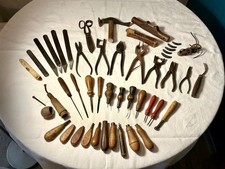 Gros lot Anciens Outils BOURRELIER CORDONNIER