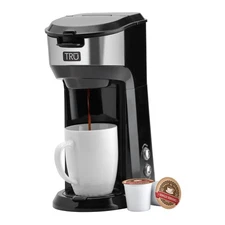 Single Serve Coffee Maker by Select Brands - Capsule & Grounds Compatible, Co...