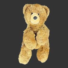 Vintage Brown Teddy Bear Plush Stuffed Animal