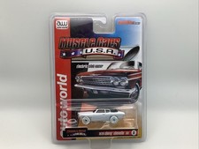 Auto World White Lightning Muscle Cars USA 1970 Chevy Chevelle SS HO Slot Car