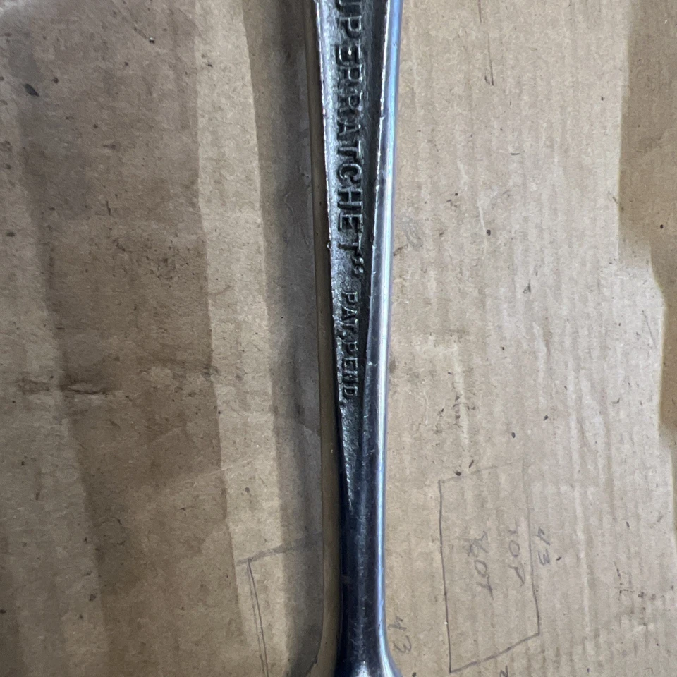 Vintage J.H. Williams & Co  1/2" Drive S-52 Superratchet Tool USA - 11.5" Long - Image 3 of 4