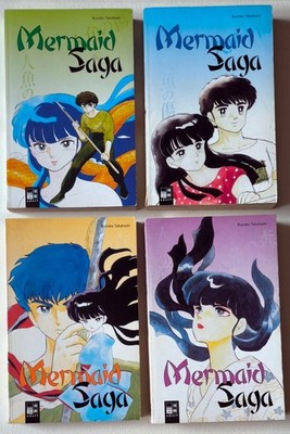 Mermaid Saga Band 1-4 Manga Rumiko Takahashi 1 2 3 4 Erstauflage Egmont 2001