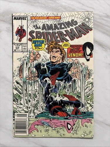 Amazing Spider-Man #315 1989 Newsstand 1st Venom Cover McFarlane VF