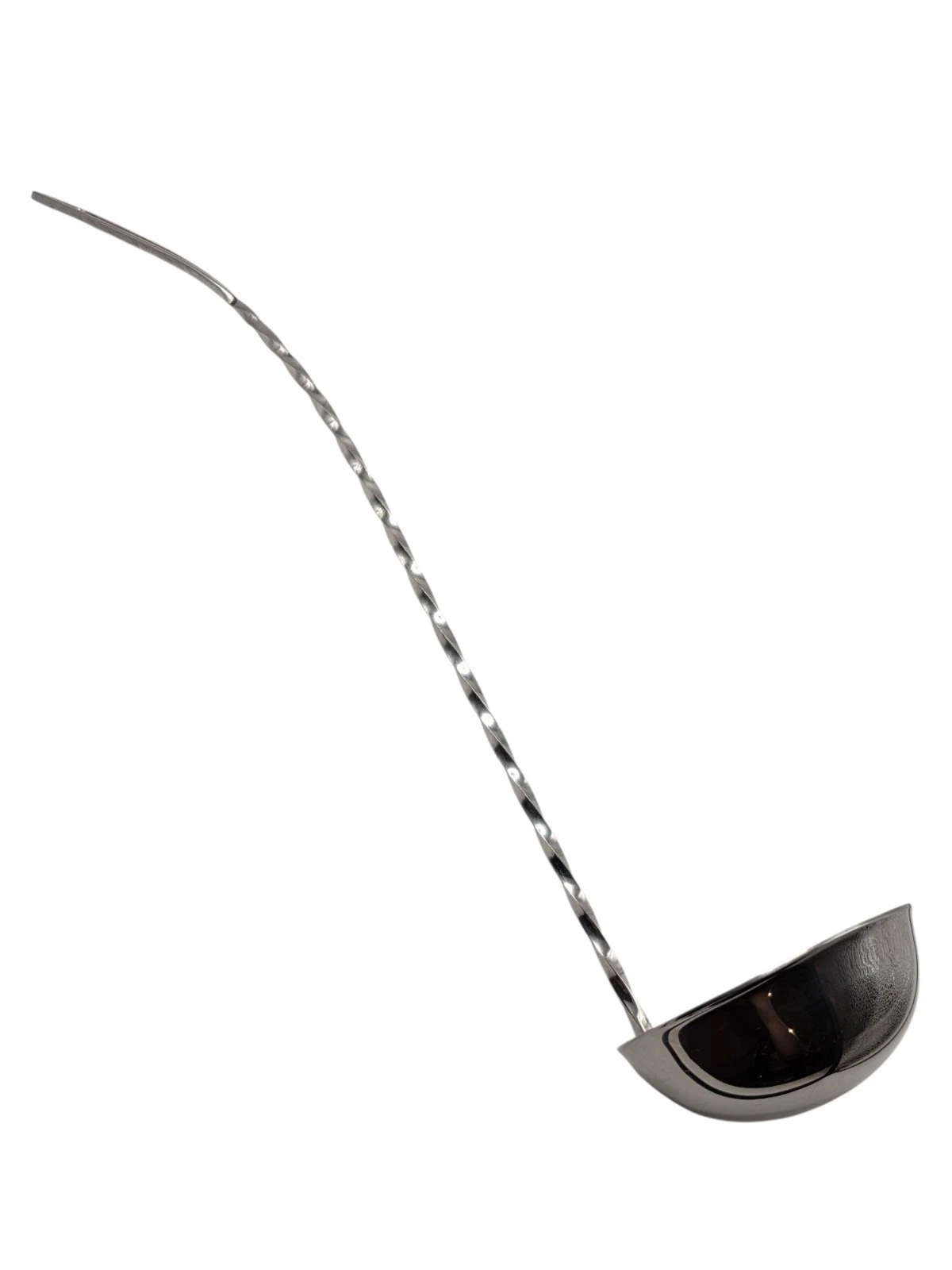 Vintage WMF Cromargan Silverplate 14" Ladle Twisted Handle Germany