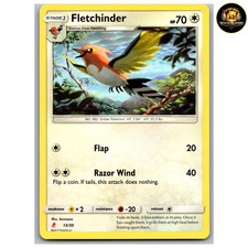 Fletchinder 13/30 Uncommon SM Trainer Kit: Lycanroc & Alolan Raichu Pokemon LP