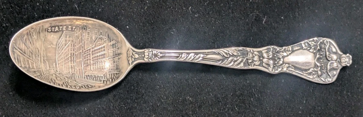 State Street Chicago Illinois Sterling Spoon