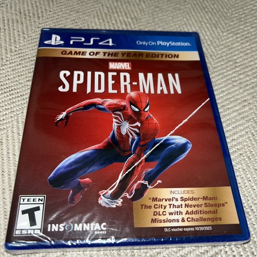 NEW MARVEL SPIDER-MAN GAME OF THE YEAR EDITION PLAYSTATION 4 PS4 SEALED !  711719529958 | eBay