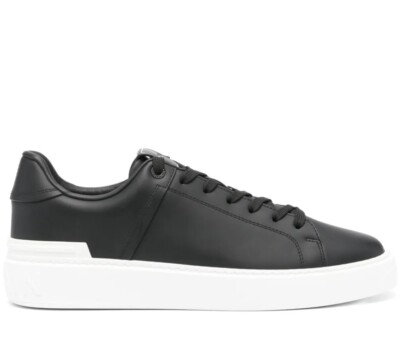 BALMAIN B COURT LOGO LOW-TOP SNEAKERS DAMENSCHUHE MADE IN ITALY XN1VI690LVTREAB