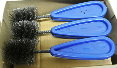 12 pcs. Reese 1 1/2'' Copper Fitting Cleaning Plumbing Brushes  Free Shipping