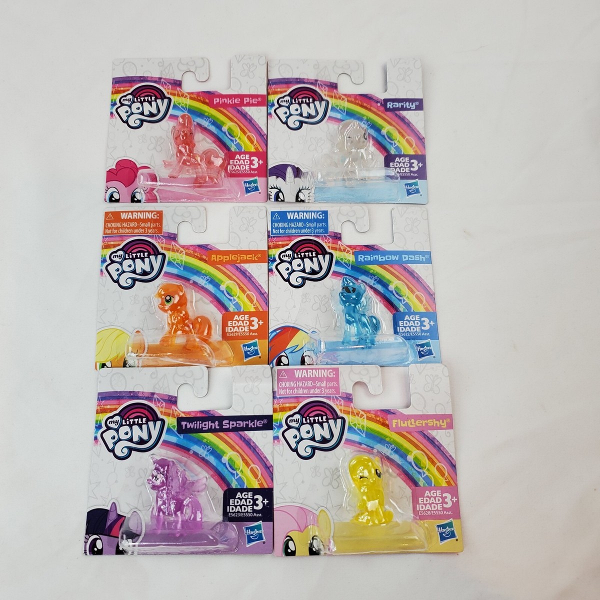 My Little Pony 2018 Figure Set of 6: Rainbow Dash Applejack