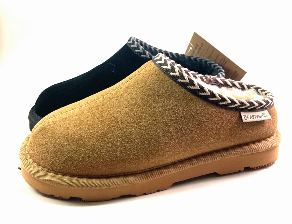 Chinelos BearPaw Tabitha camurça quente versátil escolha tamanho/cor - Imagem 2 de 3