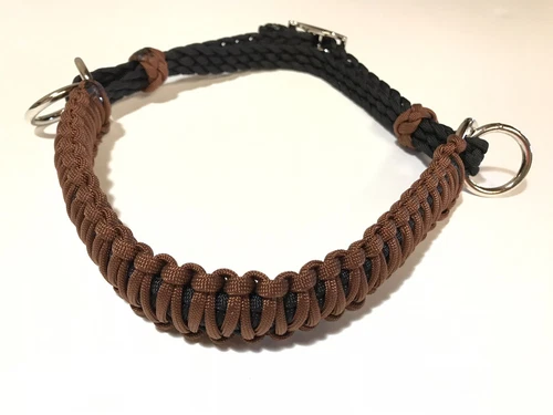 side pull hackamore attachment with a whoa brown w/ black chin...mini to draft