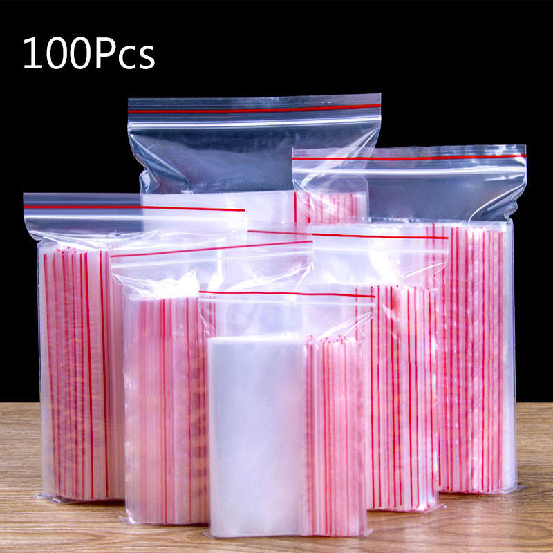 Sacchetti Con Chiusura A Zip Sacchetti Trasparenti Con Chiusura Zip (Grip Seal) | Resistenti, Richiudibili, Per Alimenti Sacchetti Multiuso Zip - Foto 9