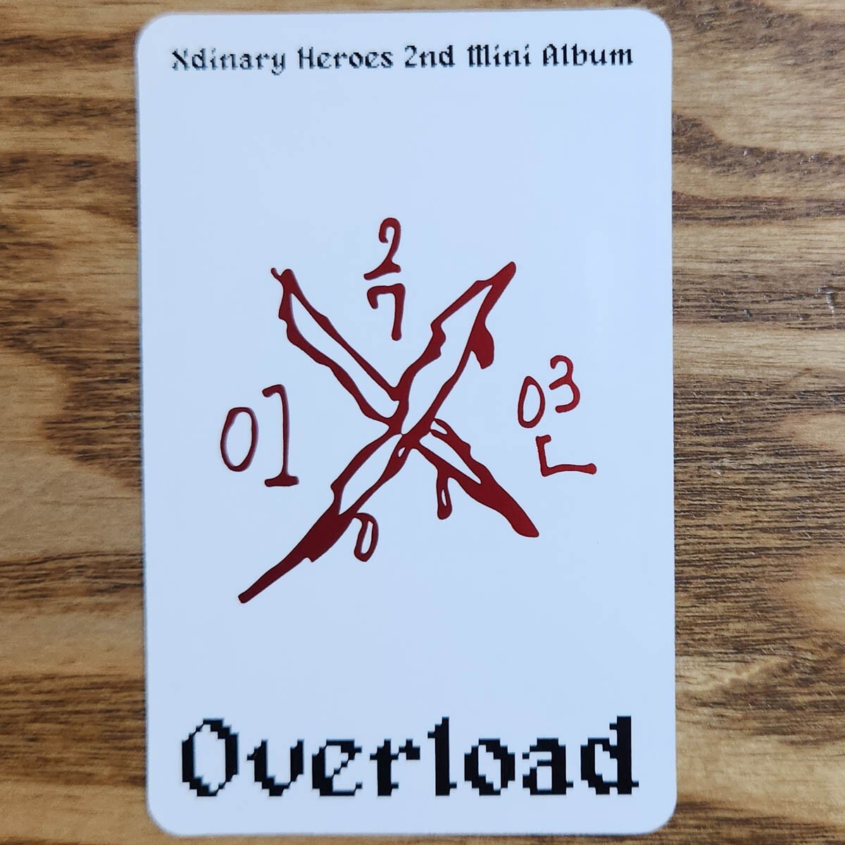 Xdinary Heroes overture オドゥ トレカ 特典 Xdinary Heroes PHOTOCARD SET - OVERTURE - JYP SHOP