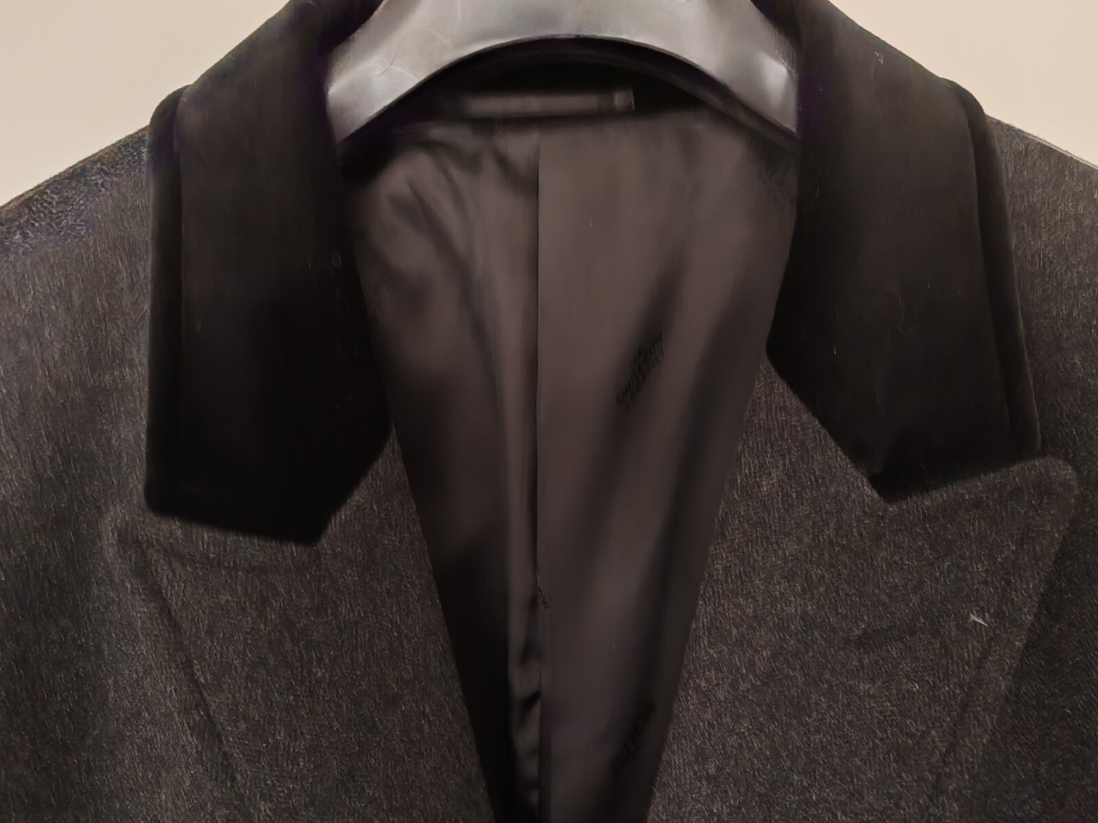 FILA Cappotto Savile Row taglia 40 grigio scuro 80% lana + 3% cashmere + 17% poliestere uomo