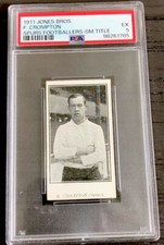 1911 Jones Bros Spurs Footballers SM Title F. Crompton PSA 5