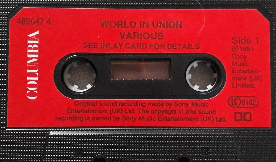 World In Union Cassette.Columbia 469047 4.Kiri Te Kanawa/England Rugby Cup Squad - Image 3 of 4