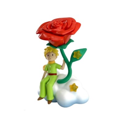 Figurine Le petit prince sous la rose PLASTOY 040451