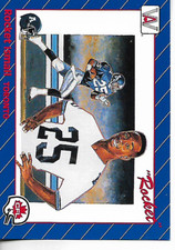 1991 All World Canadian Football CFL Rocket Ismail Card #1