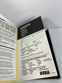 SEGA CD Double Switch CIB Complete Box Tested Works Registration Card Manual