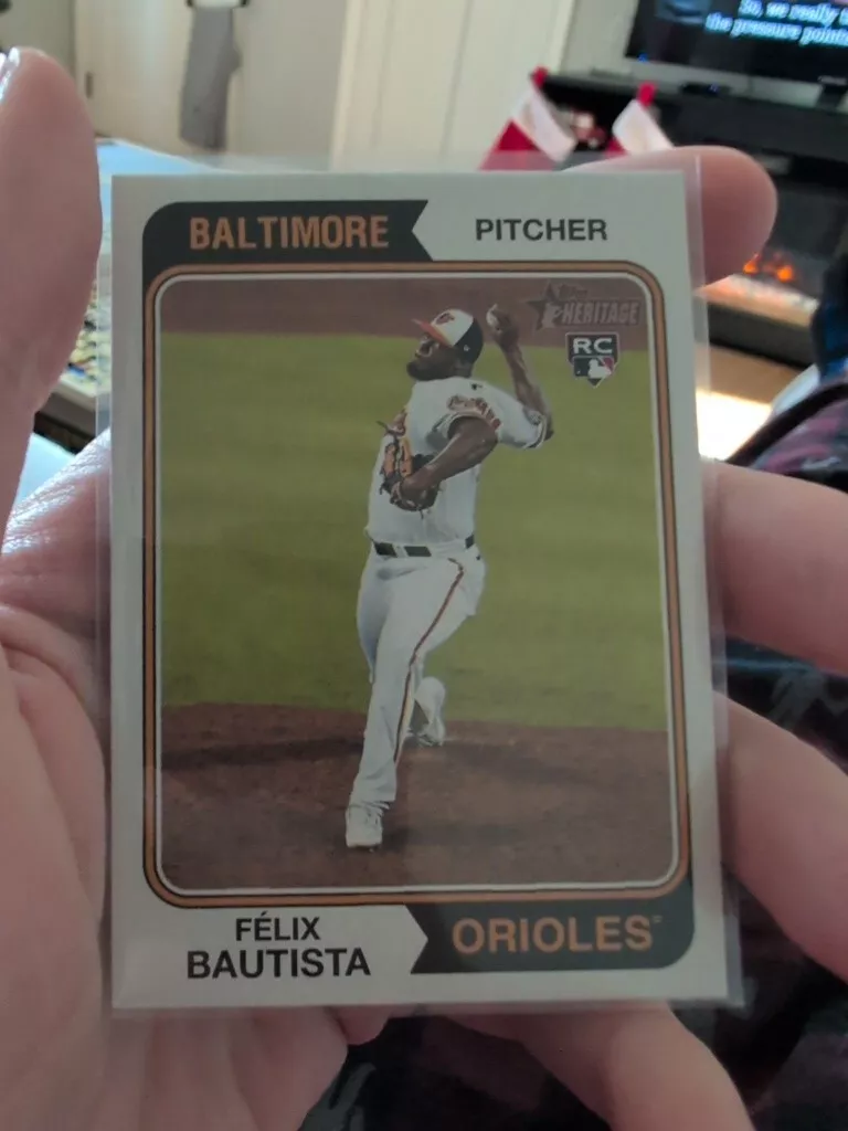 Flix Bautista trading card