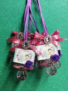 12pcs Baby Shower Pacifiers Under The Sea Baby Mermaid Theme Pink Purple Ebay