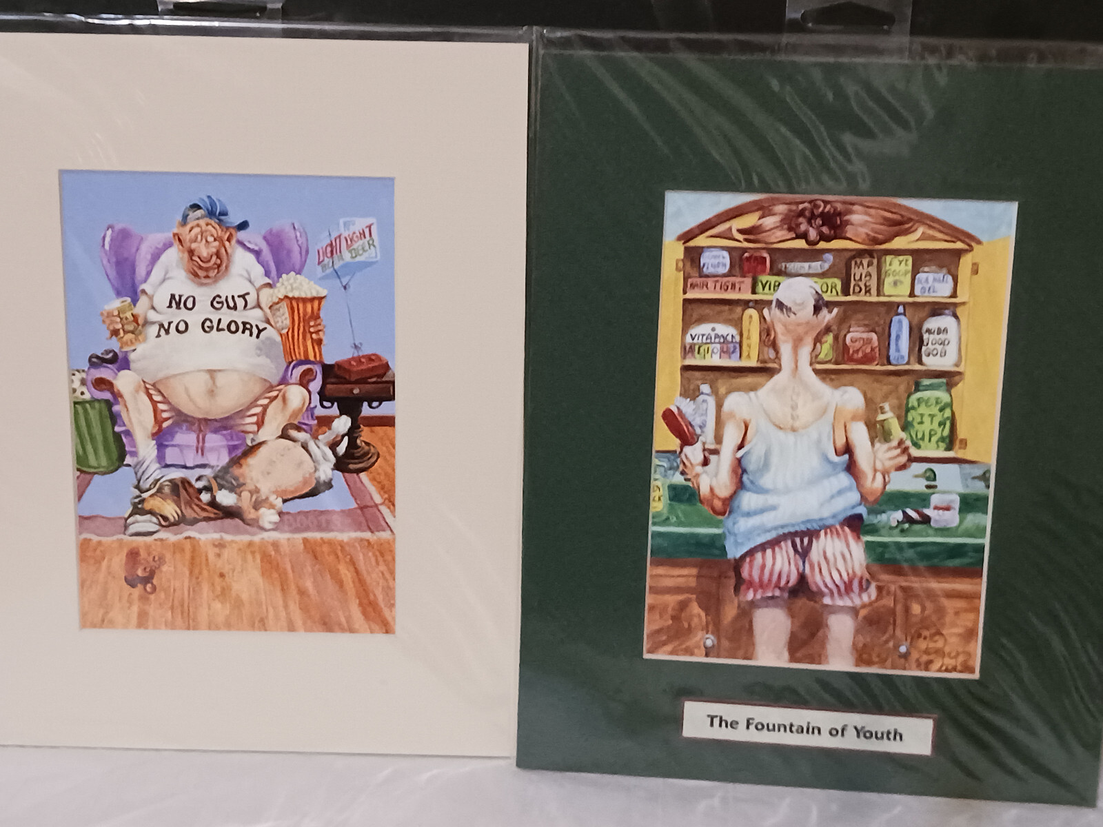 Western Artist Roy Boots Reynolds Cartoon Cowboy 2 8x10 prints Boots Reynolds