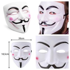 ANONYMOX Guy Fawkes Maske Anonymous Vendetta Halloween Fasching Karneval neu