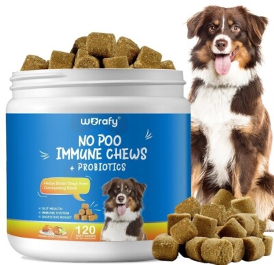 Dog Poop Eating Deterrent 120 Chicken-flavour Dog Stool