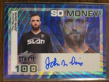 2025 Leaf Metal Power Slap #SM-JD1 The Machine John Davis AUTO BLUE 13/20